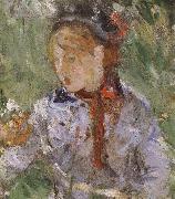 Berthe Morisot Detail of  The woman and children are in the park oil painting on canvas